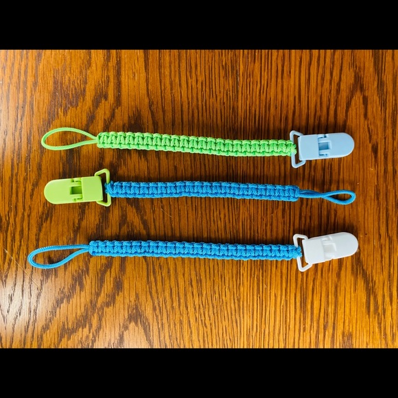 Accessories 4 For 11 Handmade Paracord Pacifier Clips Poshmark